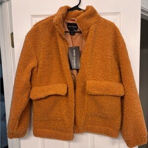 Light Brown Sherpa Jacket NWT